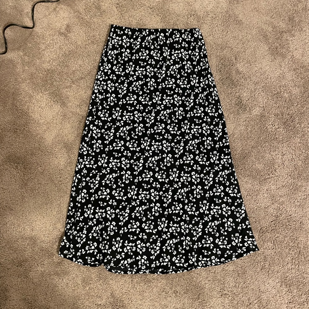 Floral boho skirt